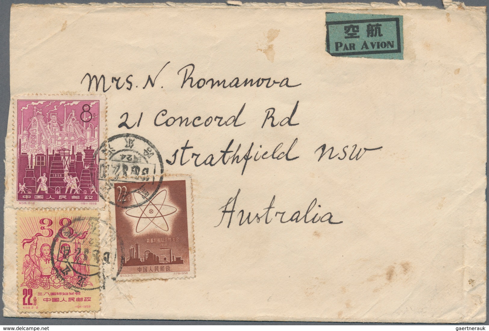 China - Volksrepublik: 1953/93 (ca.), Collection Of Covers Including Ones Bearing The Better Issues, - Altri & Non Classificati