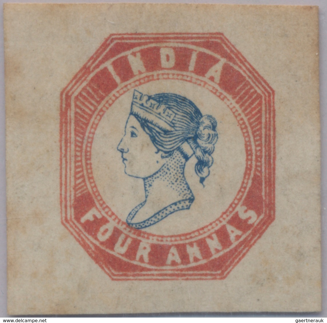 Indien: 1854-1916 ESSAYS & REPRINTS: Comprehensive Collection Of More Than 80 Singles, Multiples And - 1854 Compagnie Des Indes