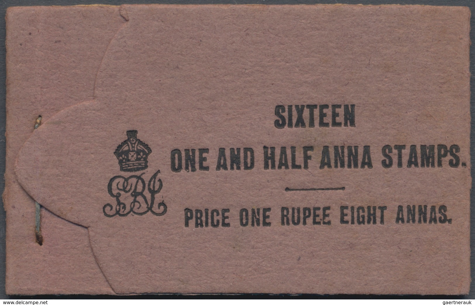 Indien: 1921-36 Group Of Four KGV. Items Including 1921 Booklet 1r8a., Complete And Unmounted Mint, - 1854 East India Company Administration