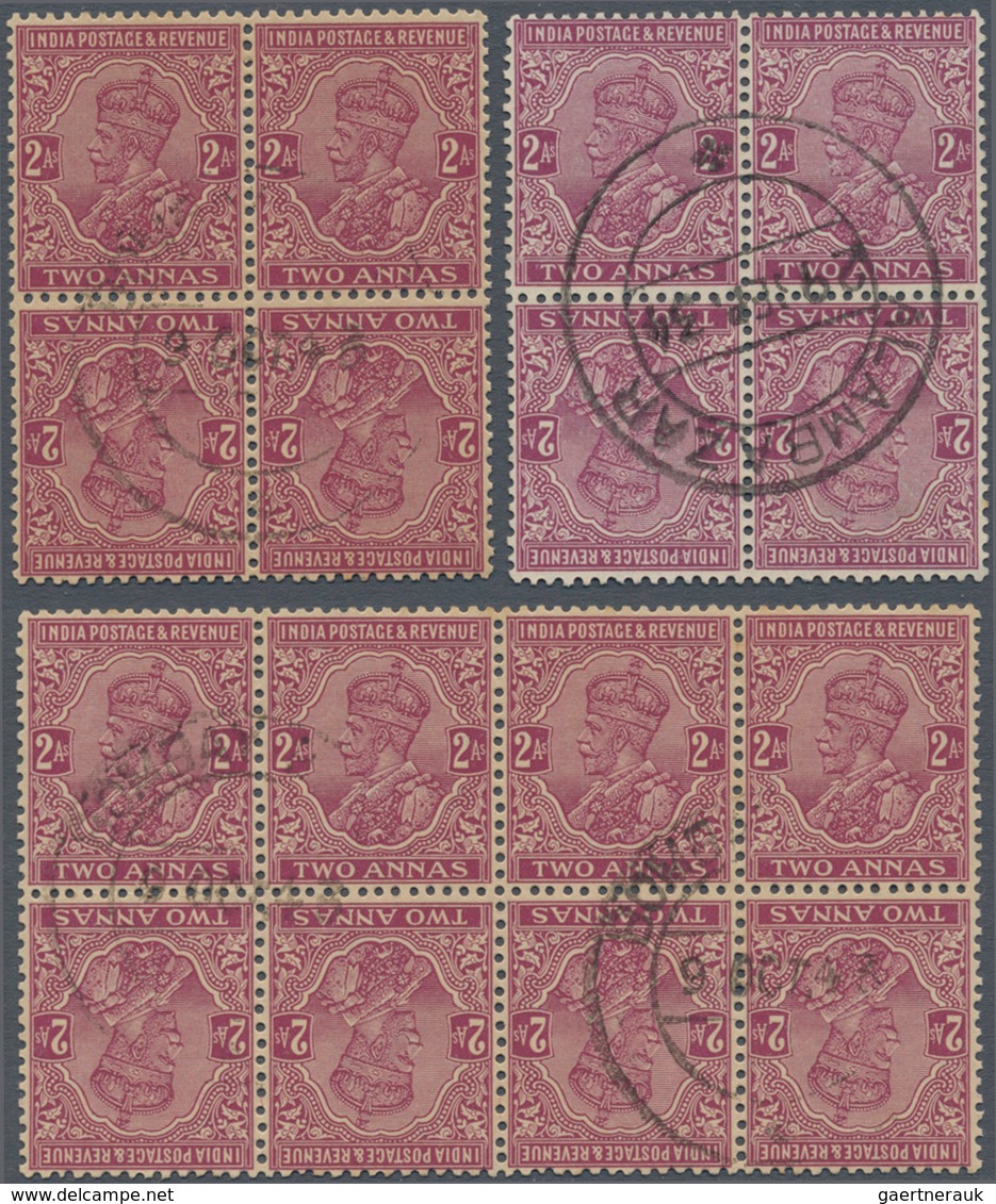 Indien: 1921-36 Group Of Four KGV. Items Including 1921 Booklet 1r8a., Complete And Unmounted Mint, - 1854 Compagnie Des Indes