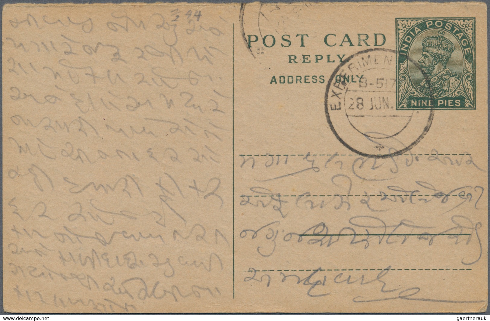 Indien - Ganzsachen: 1890's-1940's Ca.: About 130 Postal Stationery Items From British India, Indian - Non Classés