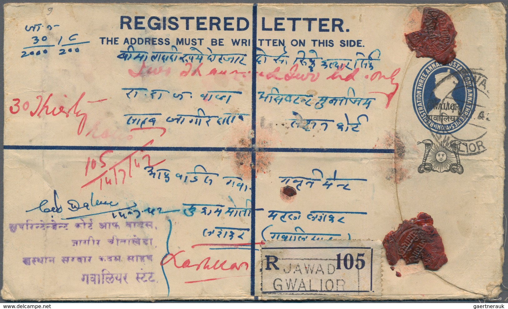 Indien - Ganzsachen: 1890's-1940's Ca.: About 130 Postal Stationery Items From British India, Indian - Non Classés
