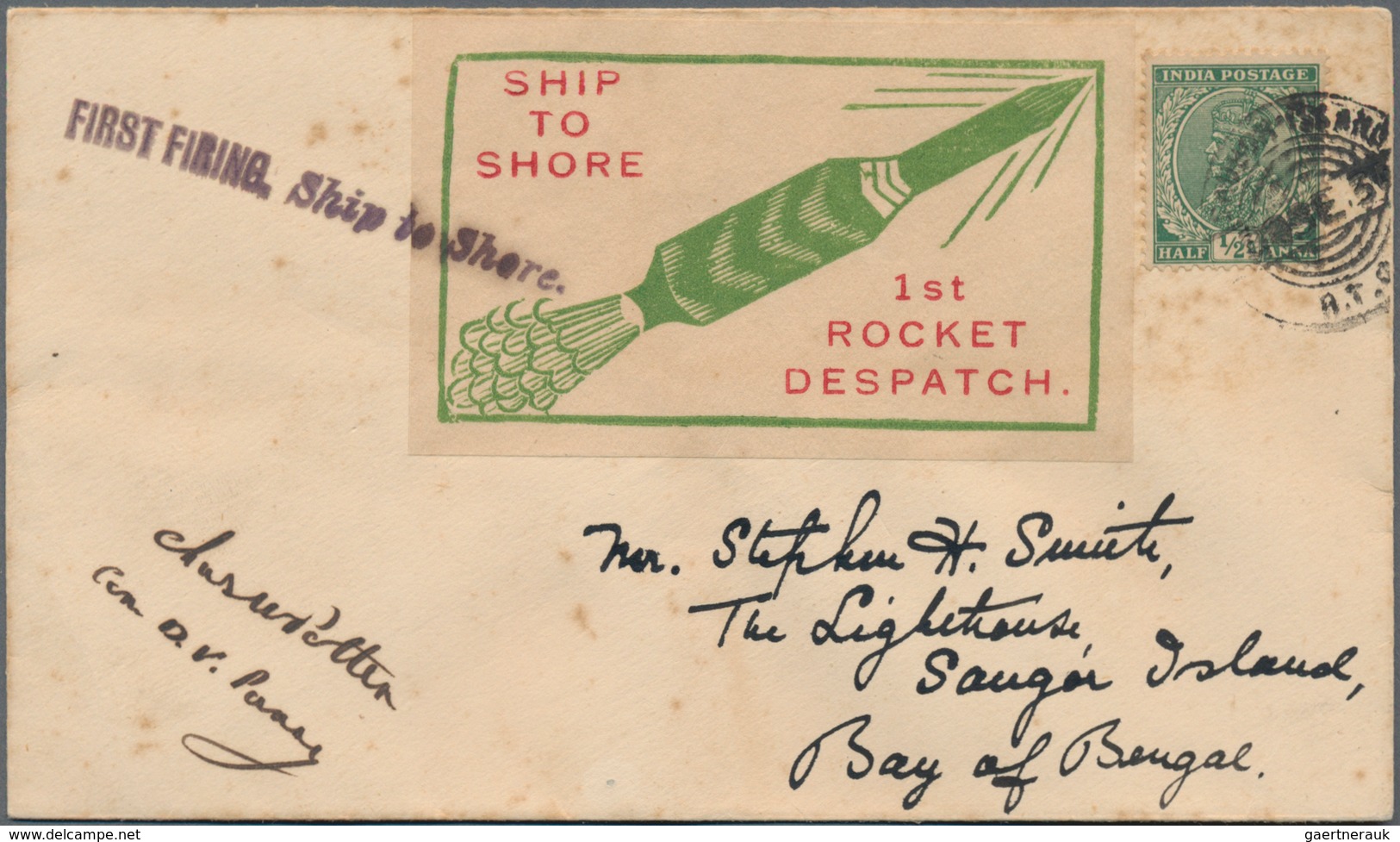 Indien - Raketenpost: 1934-44 Collection Of 34 Covers, Cards Etc. Flown By Various Rockets, All Diff - Other & Unclassified