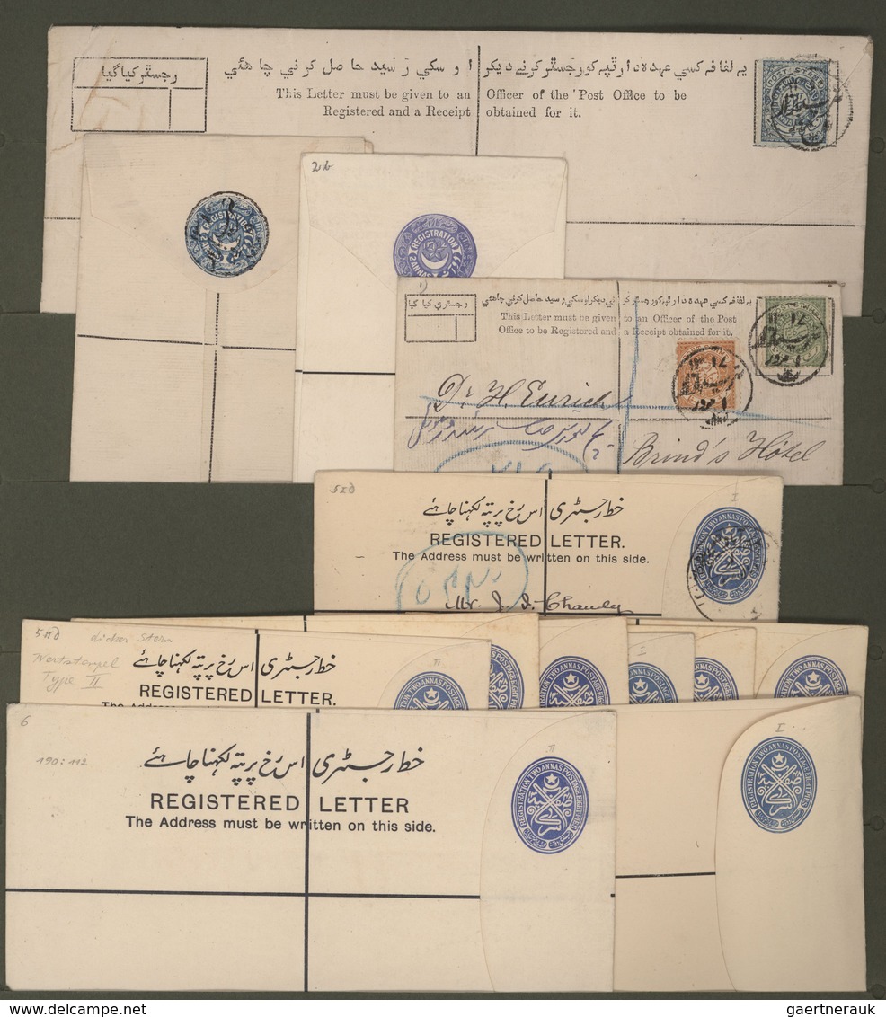 Indien - Feudalstaaten: 1880-1950 POSTAL STATIONERY: Comprehensive Collection Of More Than 340 Posta - Autres & Non Classés