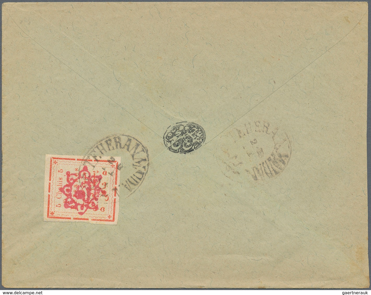 Iran: 1891/1925 (ca.), lot of 50 commercial covers incl. overprints, several 1902 typeset, nice rang