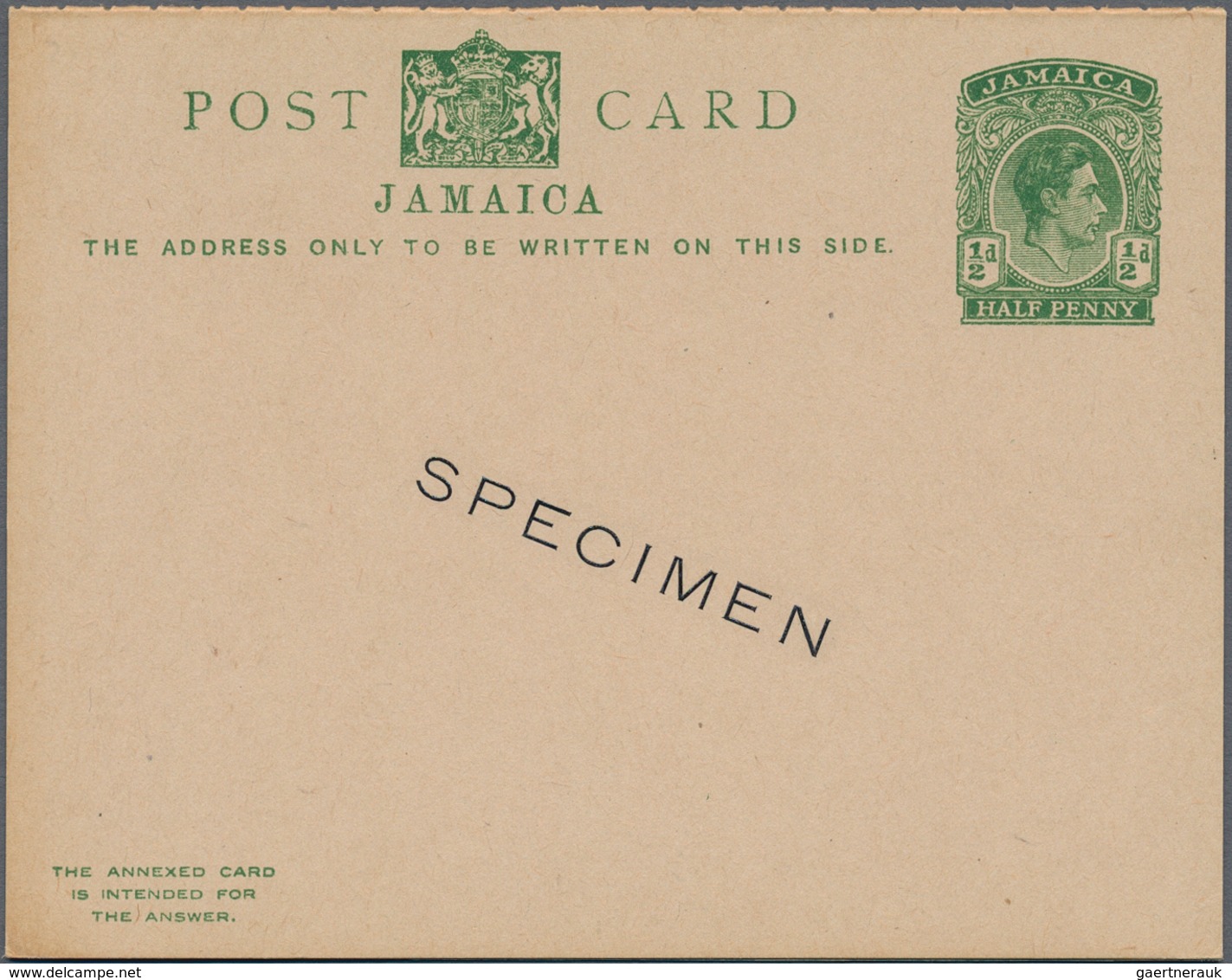 Jamaica: From 1888 On (approx). Lot Of 34 Entires Of Which 20 Are SPECIMEN. Diversity: Cards And Rep - Jamaique (1962-...)