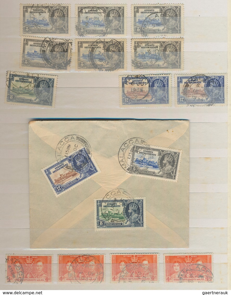 Malaiische Staaten: 1880/1990 (ca.), POSTMARKS OF MALAYSIA, Deeply Specialised Collection In Five Al - Federated Malay States