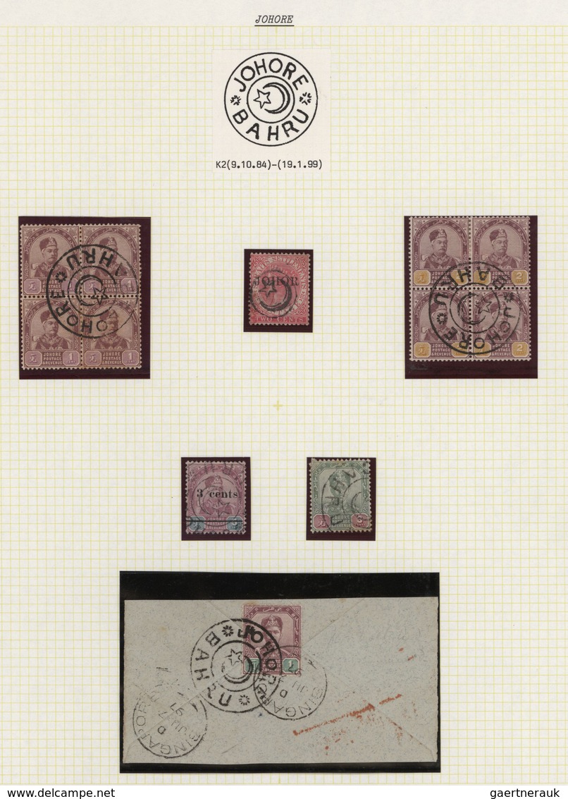 Malaiische Staaten - Johor: 1884/1980 (ca.), A Splendid Mint And Used Specialised Collection On Albu - Johore