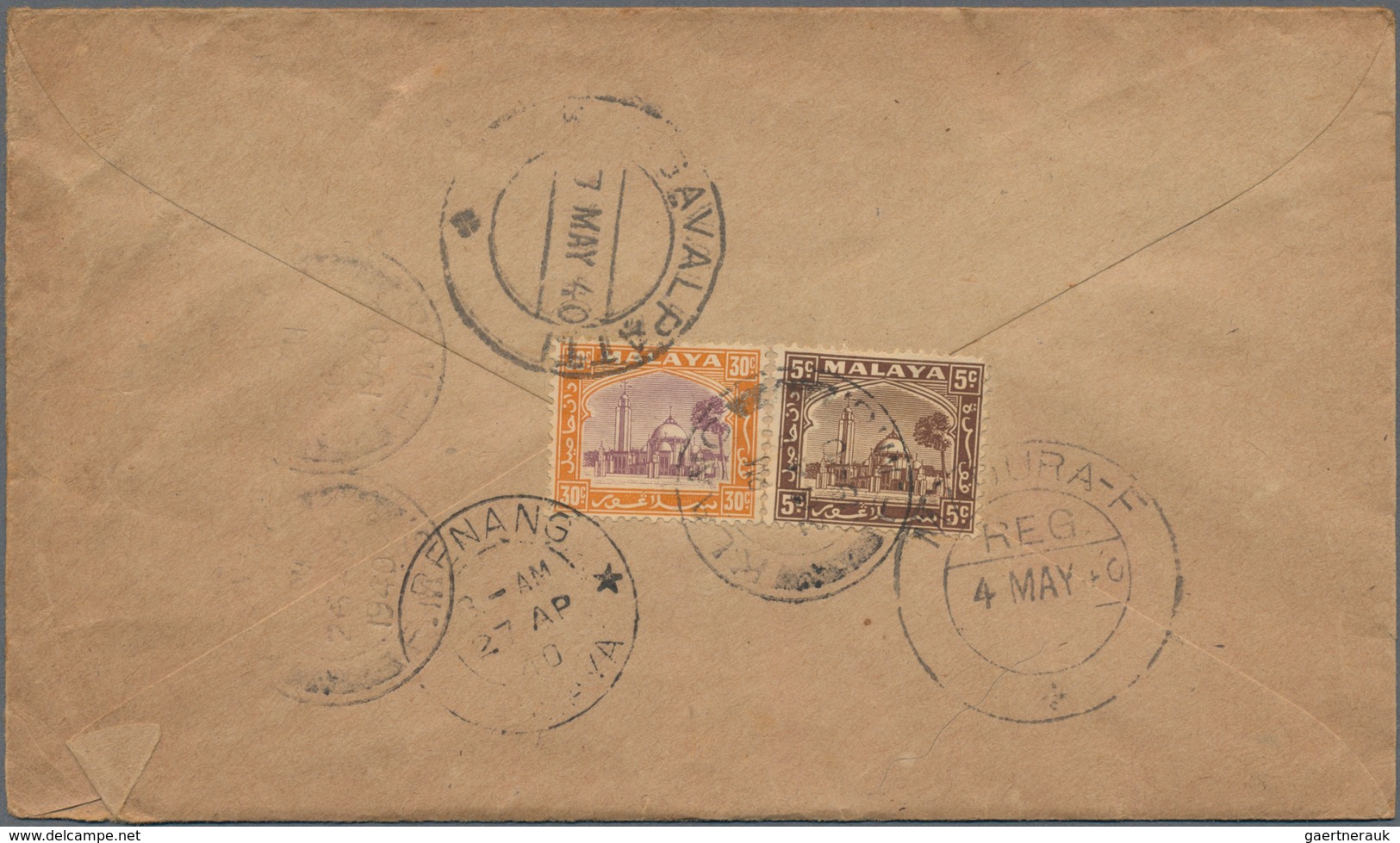 Malaiische Staaten - Selangor: 1910's-1970's Ca.: More Than 500 Covers From Various Selangor Post Of - Selangor