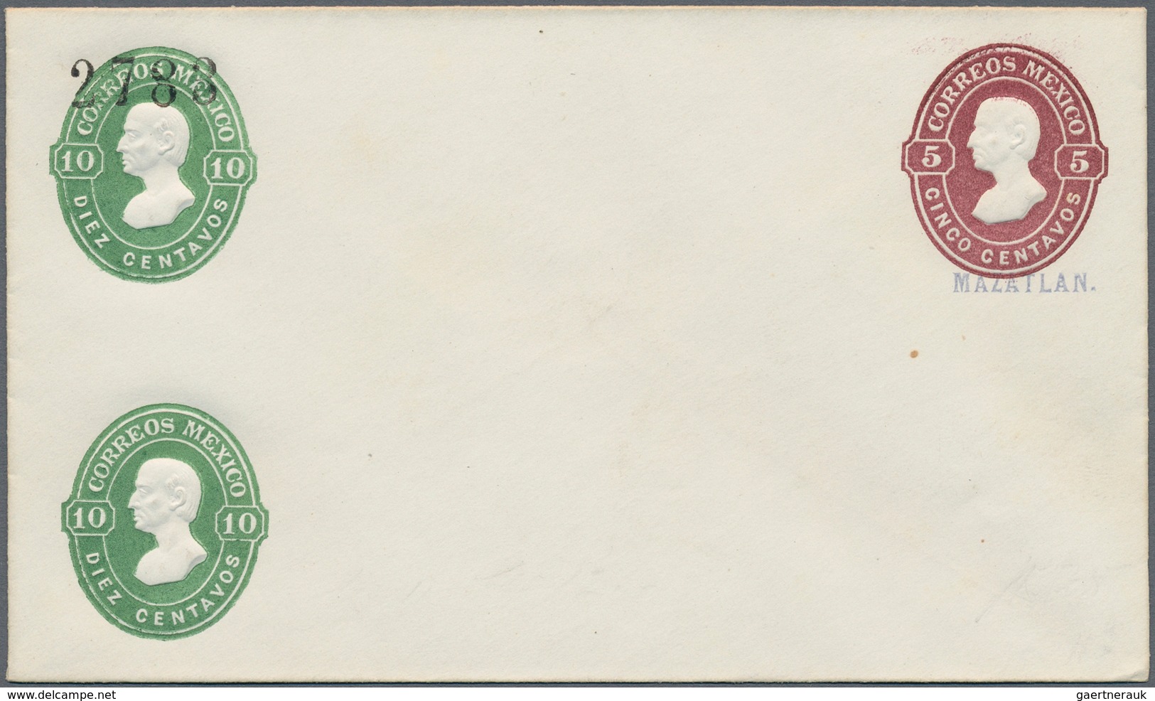 Mexiko - Ganzsachen: 1890/1931 (ca.), Stationery Used (36) Or Mint (5) Inc. Wells Fargo Envelopes Us - Mexico