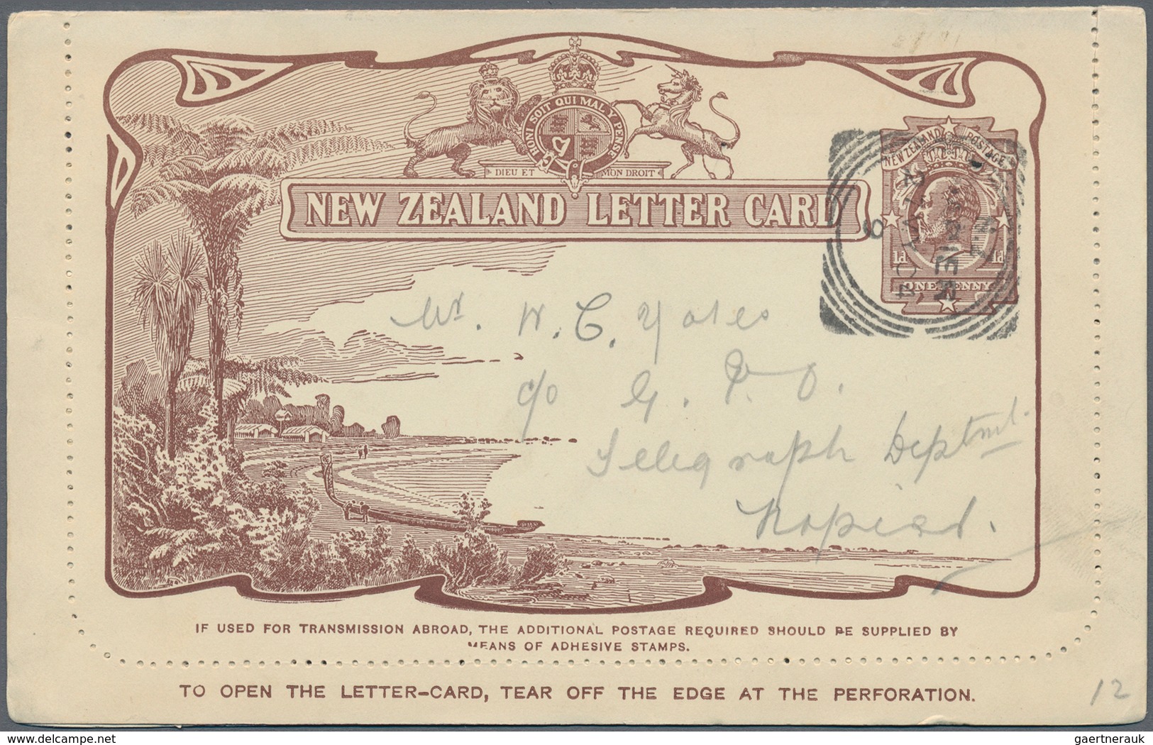 Neuseeland: 1889-1980, Vielseitige Partie Mit Rund 200 Briefen, Belegen, Ganzsachen Und FDC, Dabei B - Briefe U. Dokumente