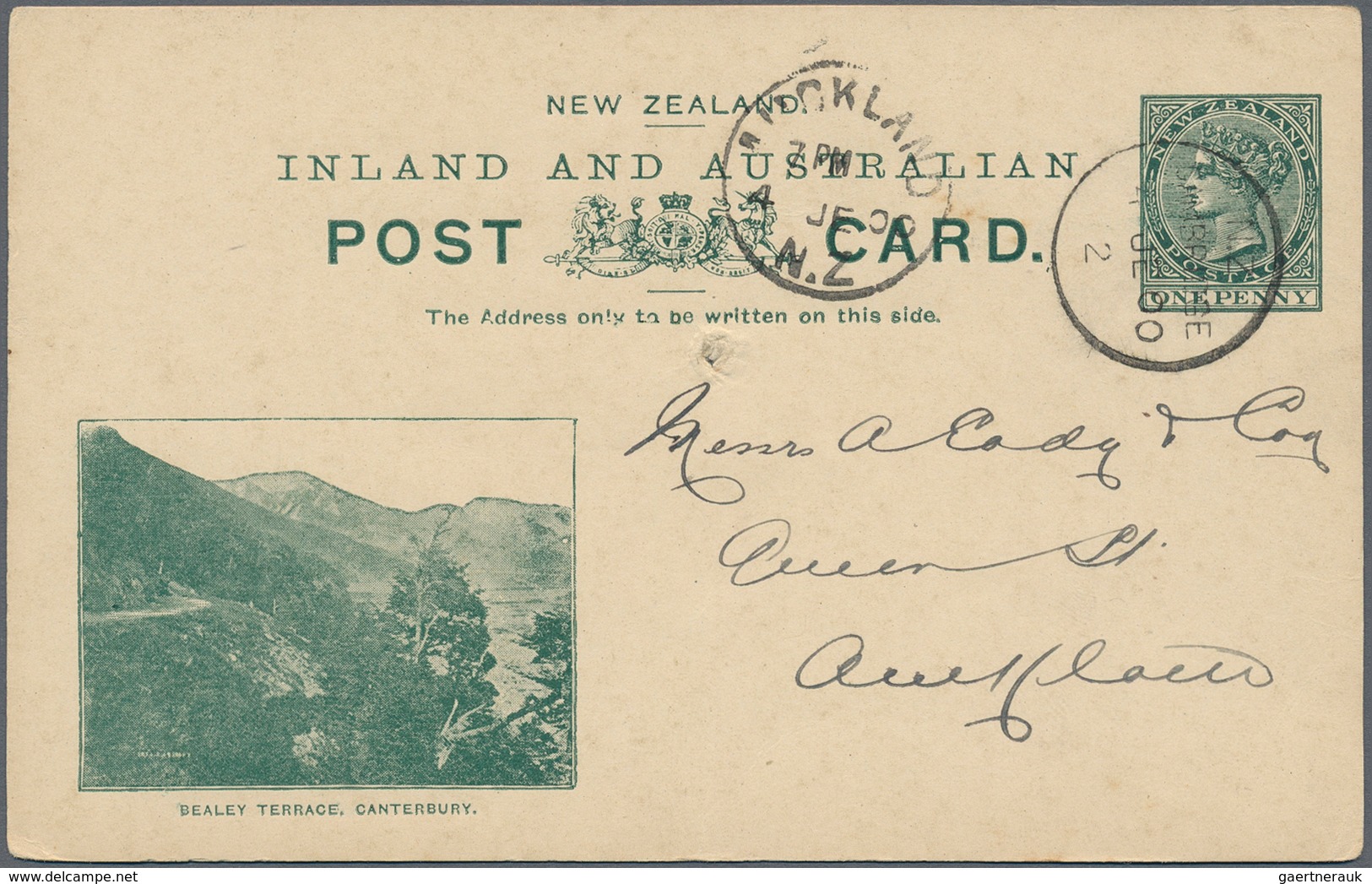 Neuseeland: 1889-1980, Vielseitige Partie Mit Rund 200 Briefen, Belegen, Ganzsachen Und FDC, Dabei B - Briefe U. Dokumente