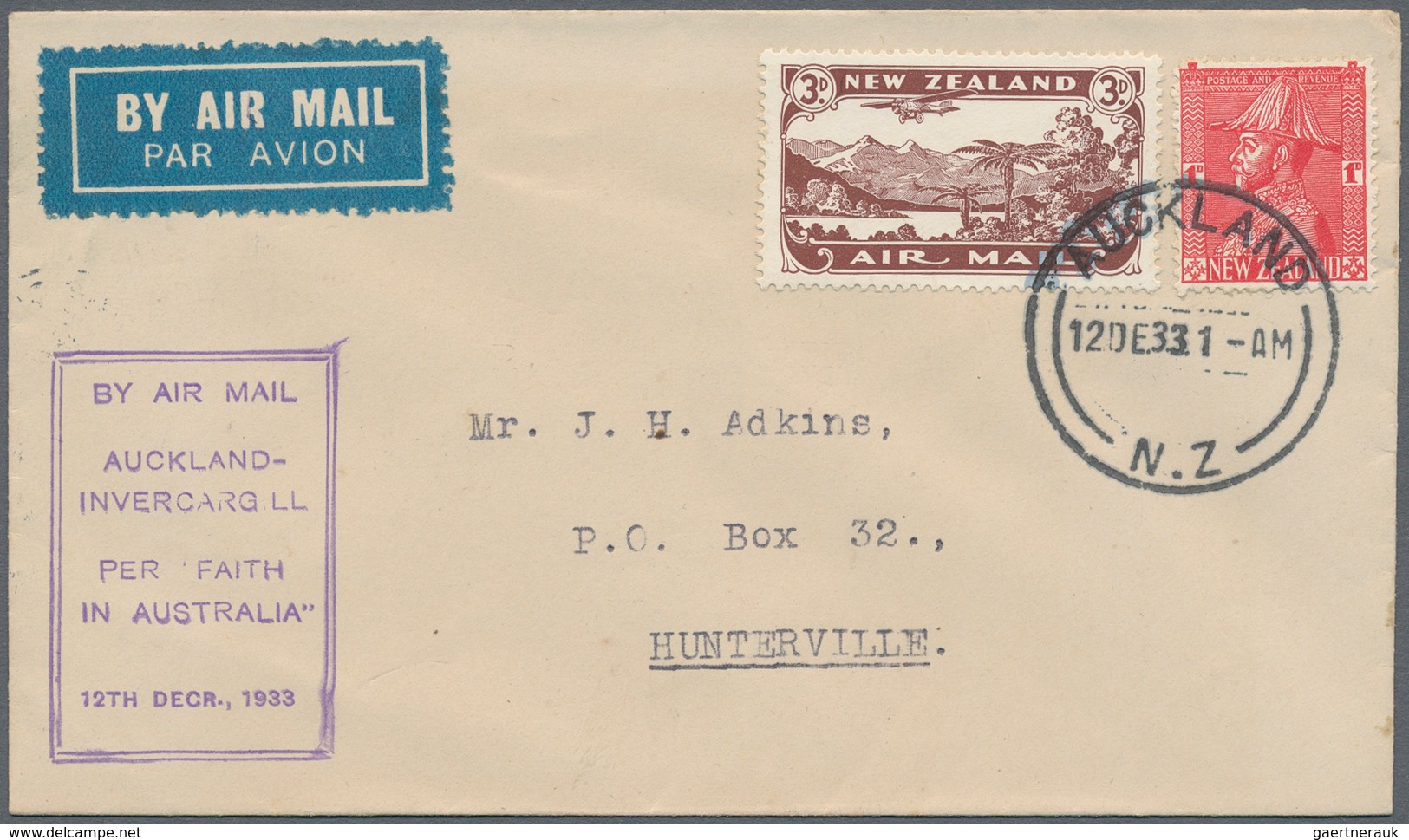 Neuseeland: 1910/48, Apprx. 66 Covers (inc. Appr. 20 FDC/FFC) Majority Used To Switzerland With Many - Lettres & Documents