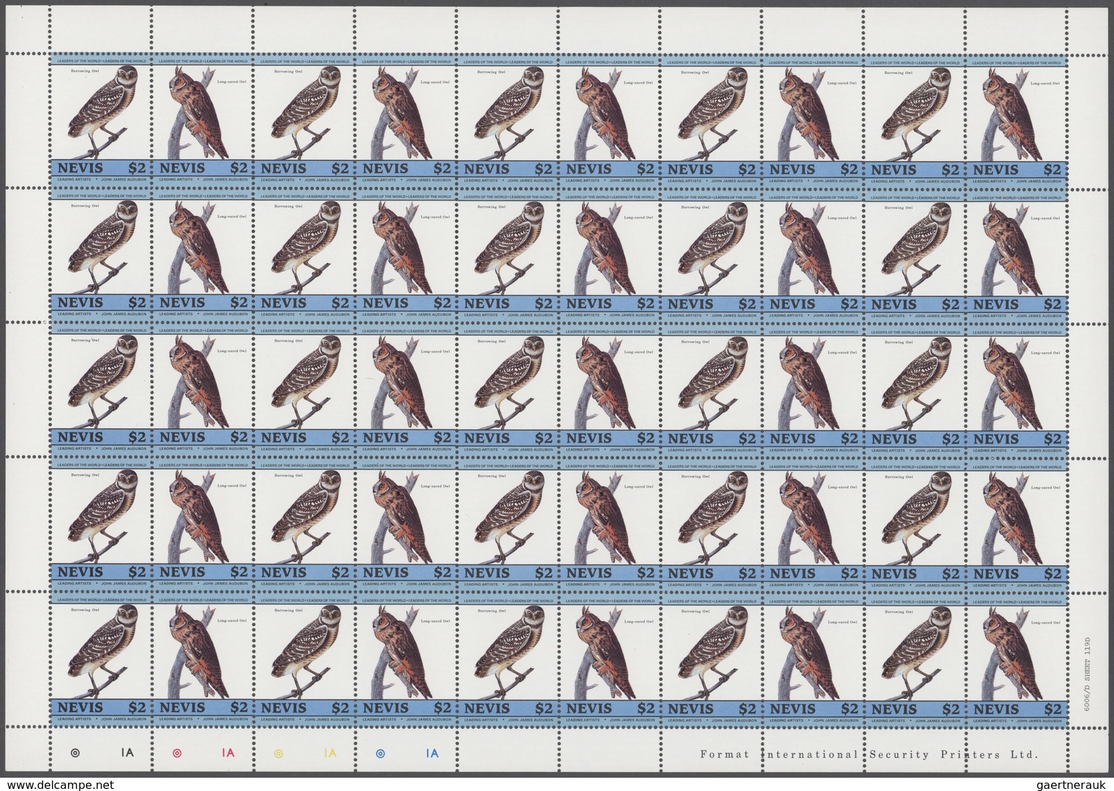 Nevis: 1983/1985, Big Investment Accumulation Of Full Sheets And Part Sheets. Varying Quantity: From - St.Kitts And Nevis ( 1983-...)