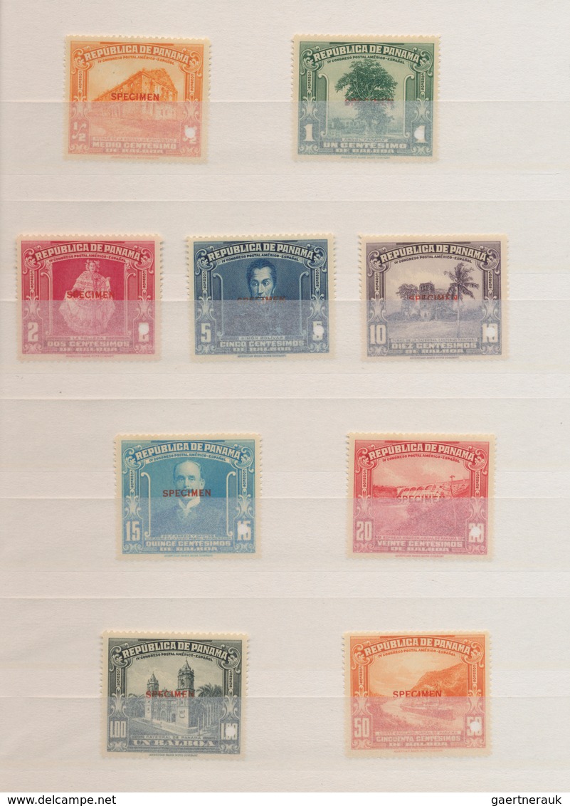 Panama: 1936/1963, ABN Specimen Proofs, Collection Of Apprx. 58 Different Stamps. - Panama