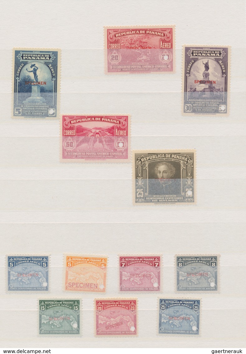 Panama: 1936/1963, ABN Specimen Proofs, Collection Of Apprx. 58 Different Stamps. - Panama