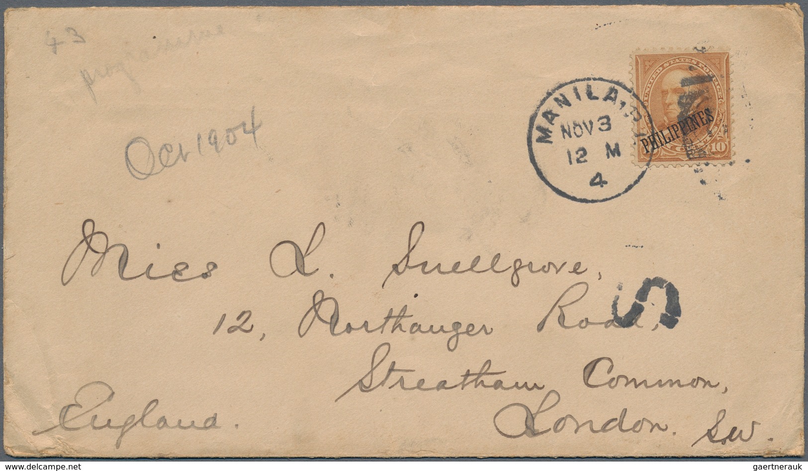 Philippinen: 1904/75 (ca.), Collection Of Covers And Legal Documents (bearing Revenue Stamps), As We - Philippines