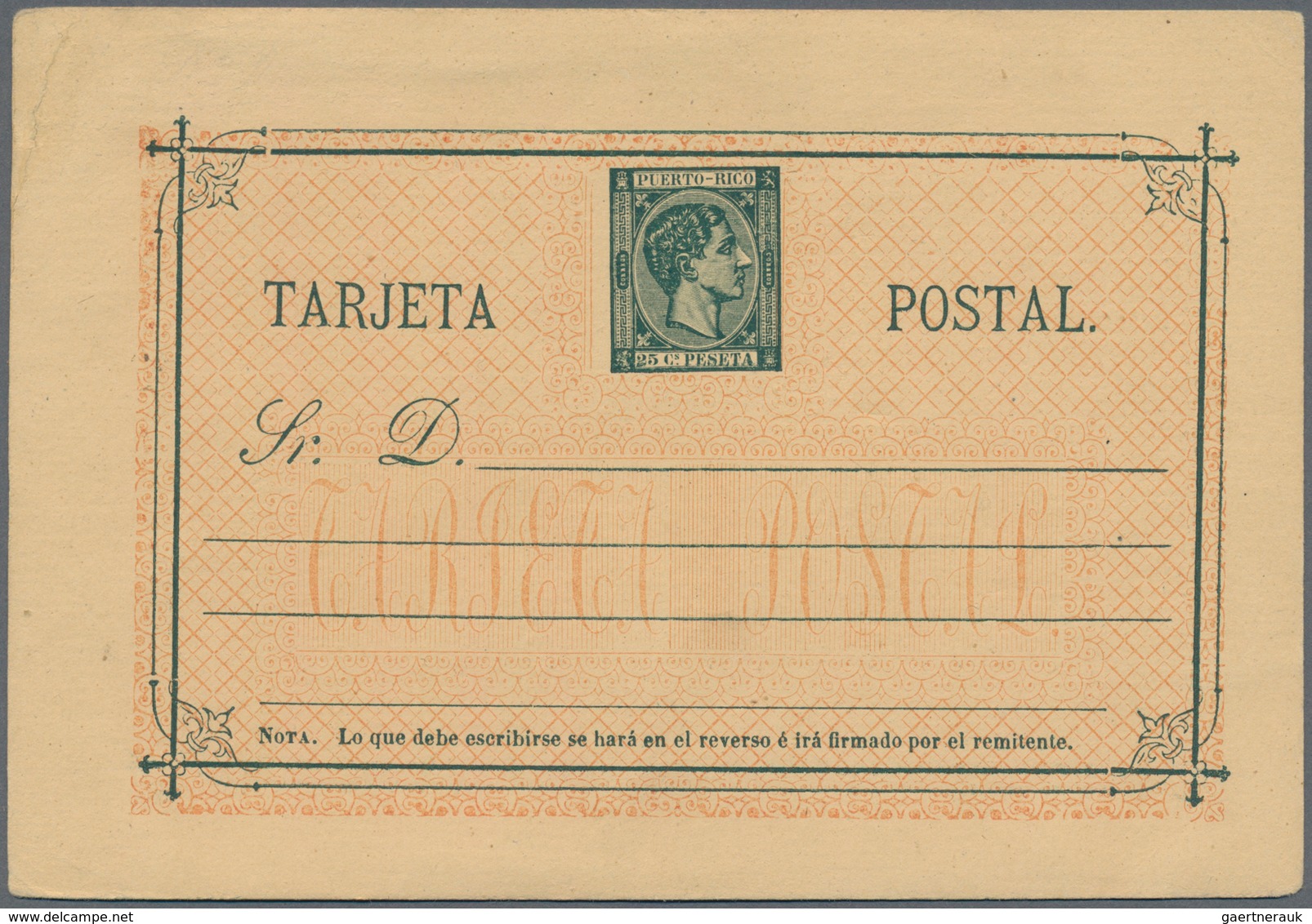 Puerto Rico: 1878/99 Collection Of Ca. 76 Unused Postal Stationery Cards Incl. One Used Item And Som - Porto Rico