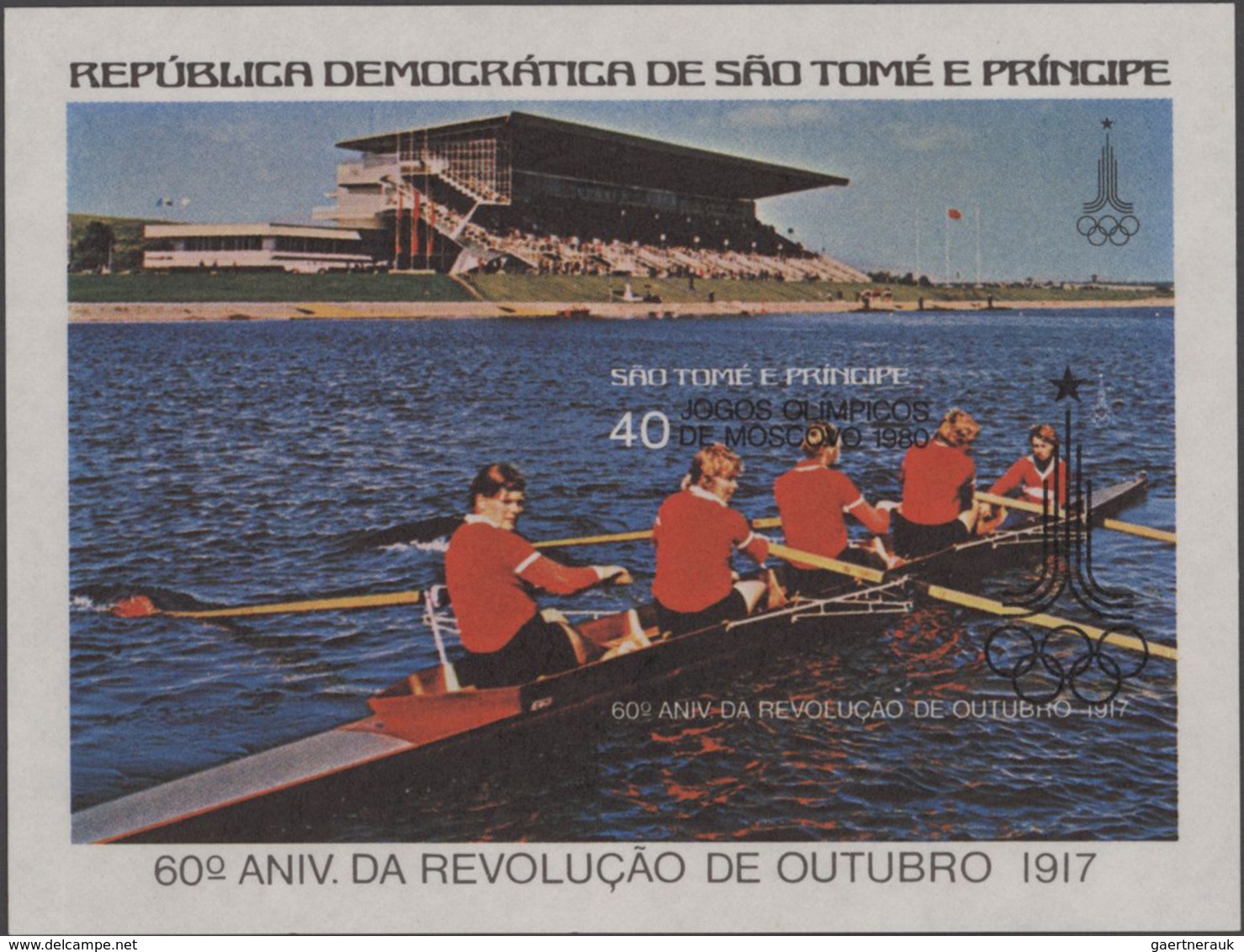 St. Thomas Und Prinzeninsel - Sao Thome E Principe: 1981, SUMMER OLYMPICS MOSCOW, Investment Lot Wit - Sao Tome Et Principe