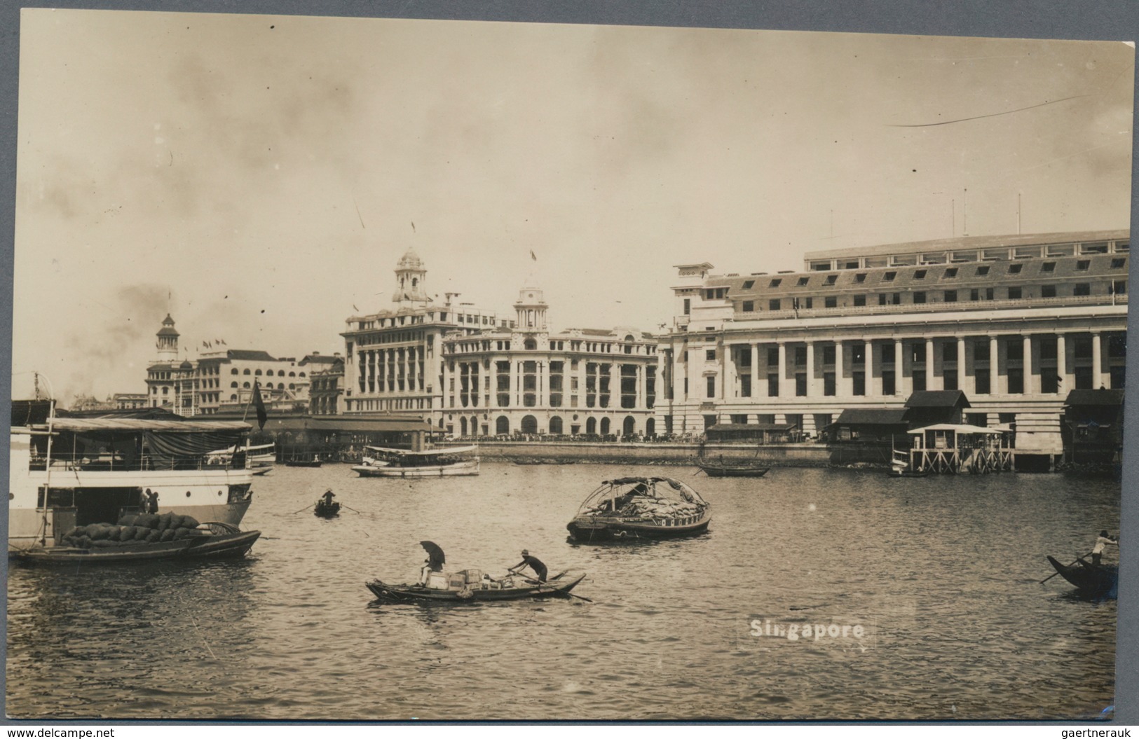 Singapur: 1900's-20's Ca.: About 120 PICTURE POSTCARDS From Singapore (few Others Like From Borneo O - Singapore (...-1959)