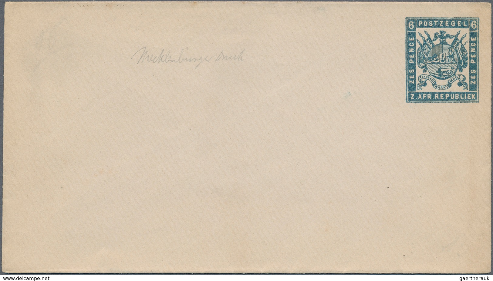 Transvaal - Ganzsachen: 1867 (ca.), Three Stationary Envelopes, U1 Twice And U2a Unused In Good Cond - Transvaal (1870-1909)