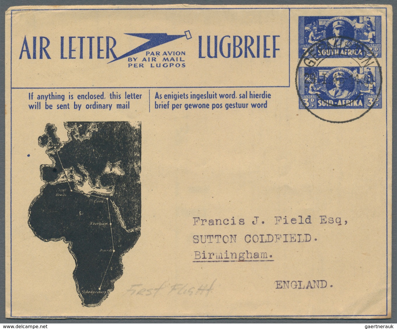 Südafrika - Ganzsachen: 1942/2002 (ca.), AEROGRAMMES: Accumulation With About 970 Unused And Used/CT - Sonstige & Ohne Zuordnung