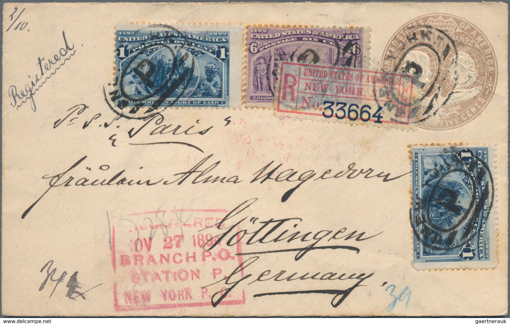 Vereinigte Staaten Von Amerika - Ganzsachen: 1856/1964 Holding Of Ca. 240 Almost Exclusively Used Po - Autres & Non Classés