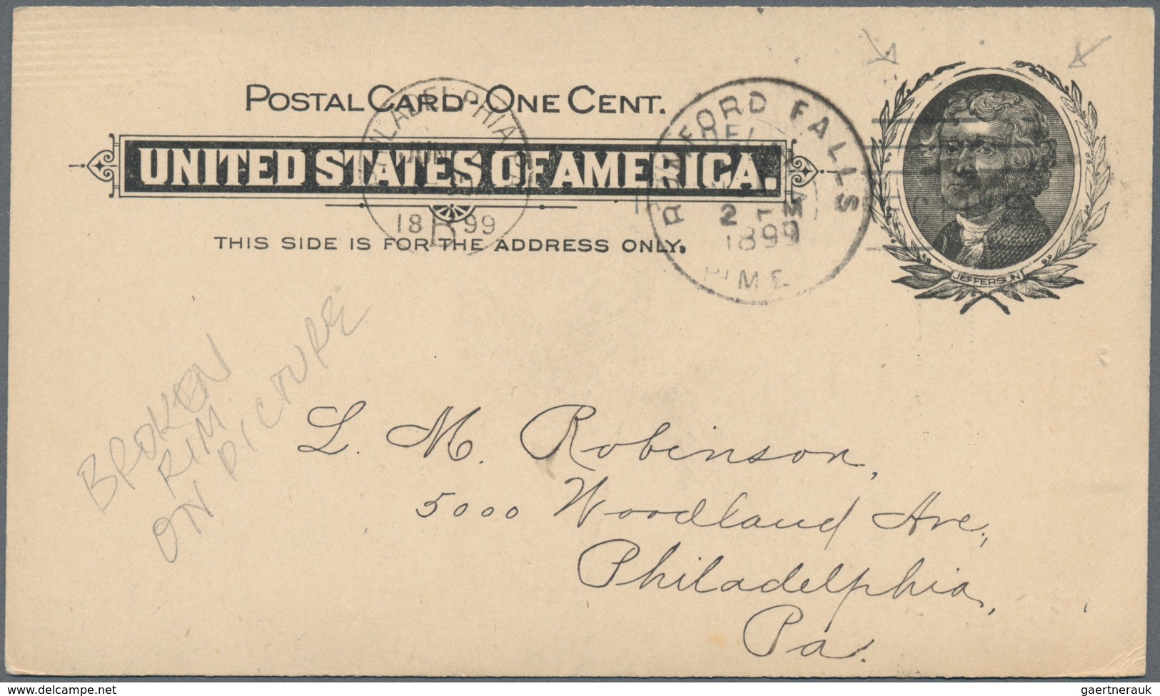 Vereinigte Staaten von Amerika - Ganzsachen: starting 1873 accumulation from specialized collector o
