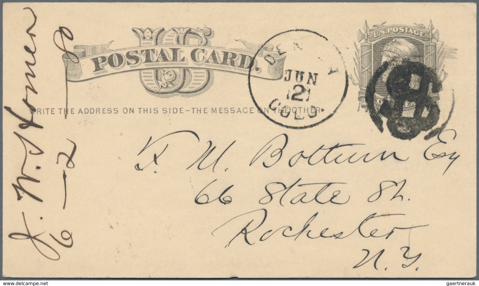 Vereinigte Staaten von Amerika - Ganzsachen: starting 1873 holding of ca. 210 unused and used postal