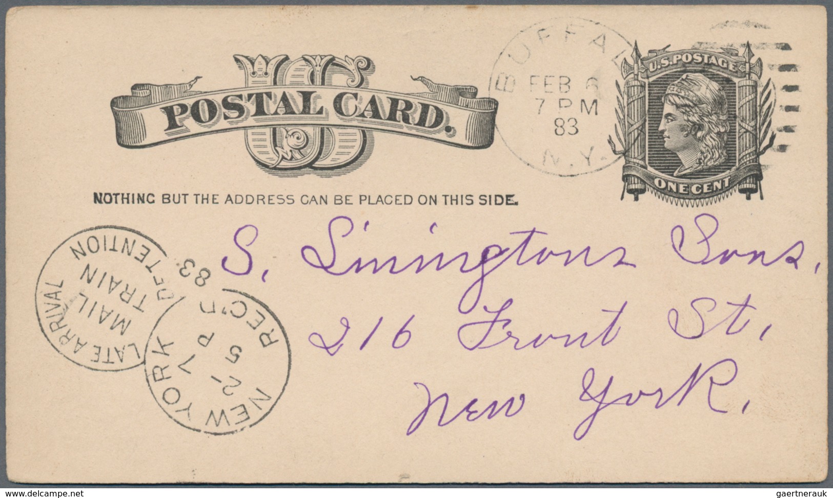 Vereinigte Staaten Von Amerika - Ganzsachen: 1875/1920 Accumulation Of Ca. 290 Used Postal Stationer - Autres & Non Classés