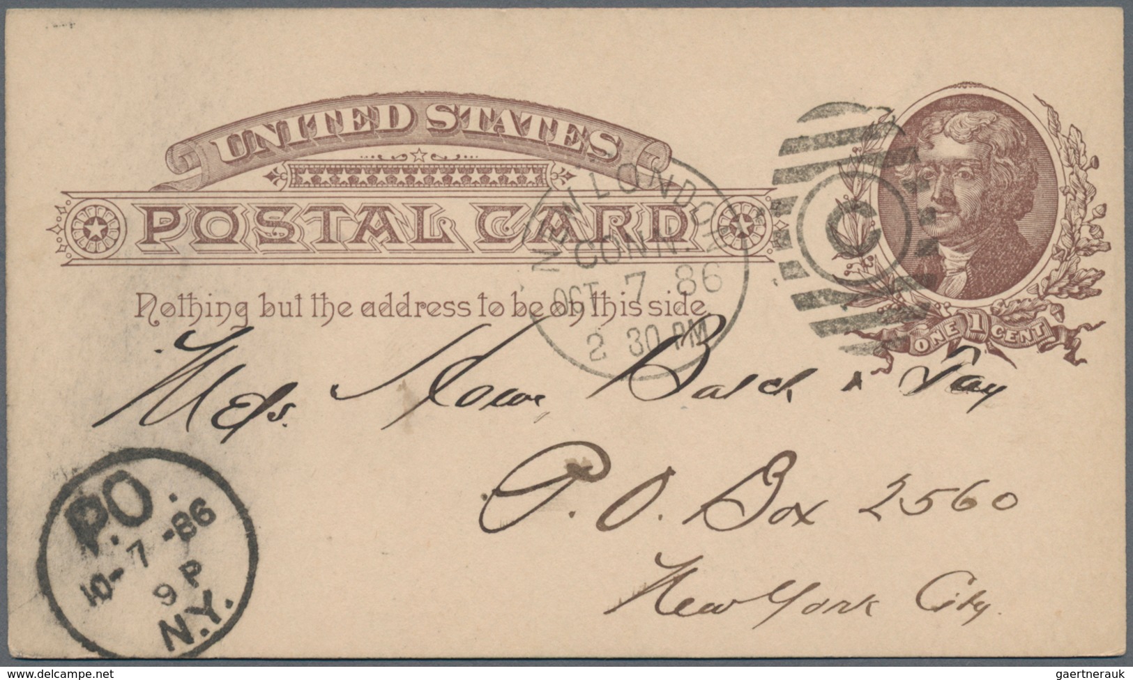Vereinigte Staaten Von Amerika - Ganzsachen: 1875/91 Holding Of Ca. 470 Used Postal Stationery Cards - Autres & Non Classés