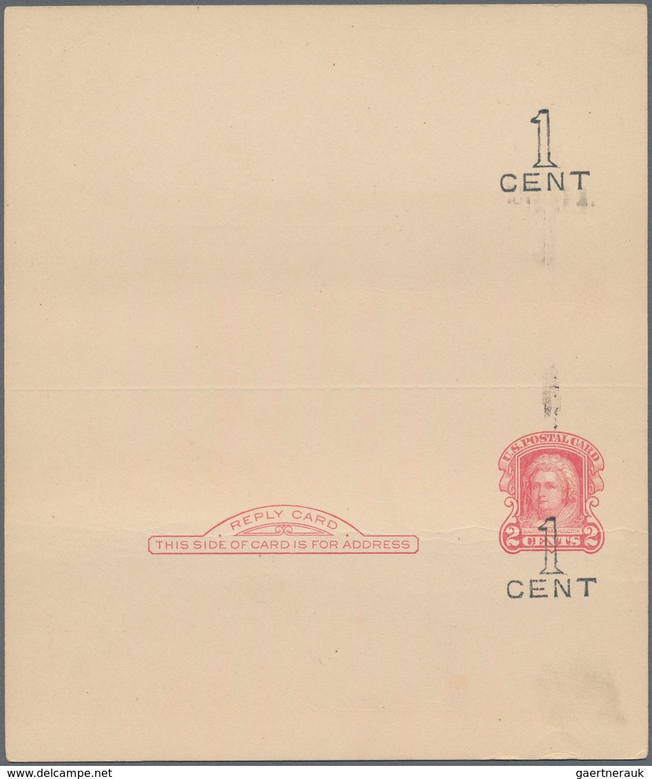 Vereinigte Staaten Von Amerika - Ganzsachen: Starting 1892 Holding Of Ca. 680 Unused And Used Paid R - Other & Unclassified