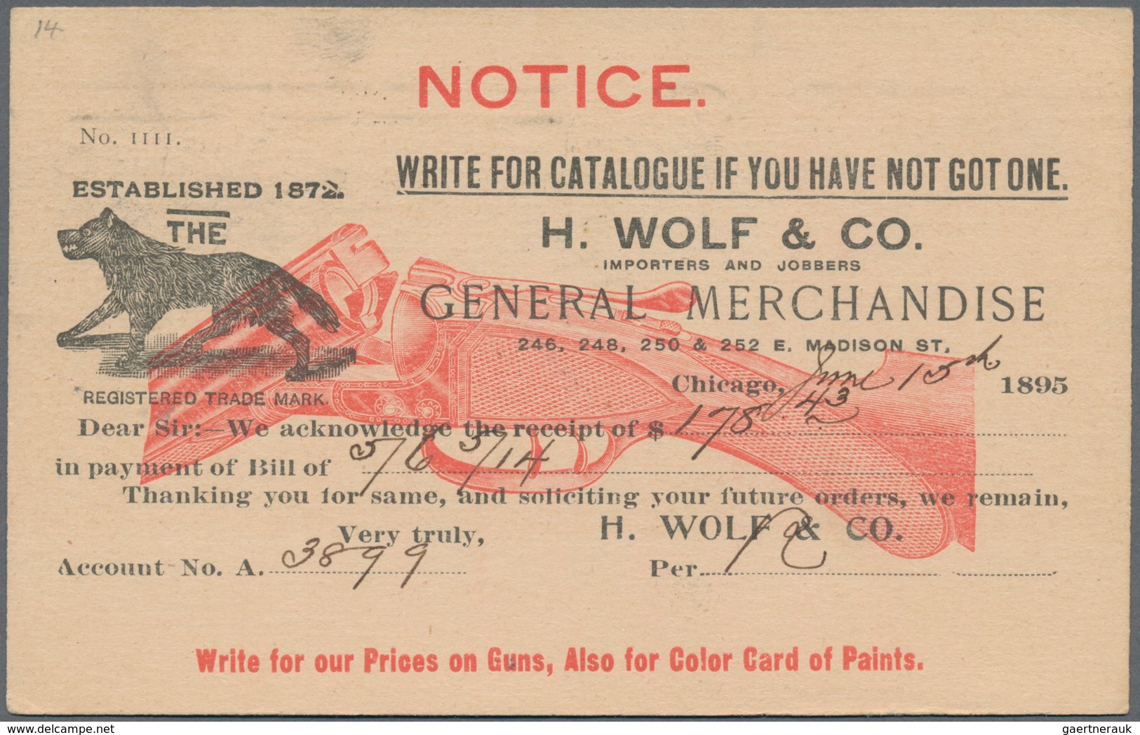 Vereinigte Staaten von Amerika - Ganzsachen: 1894 holding from a specialized collector of ca. 310 us