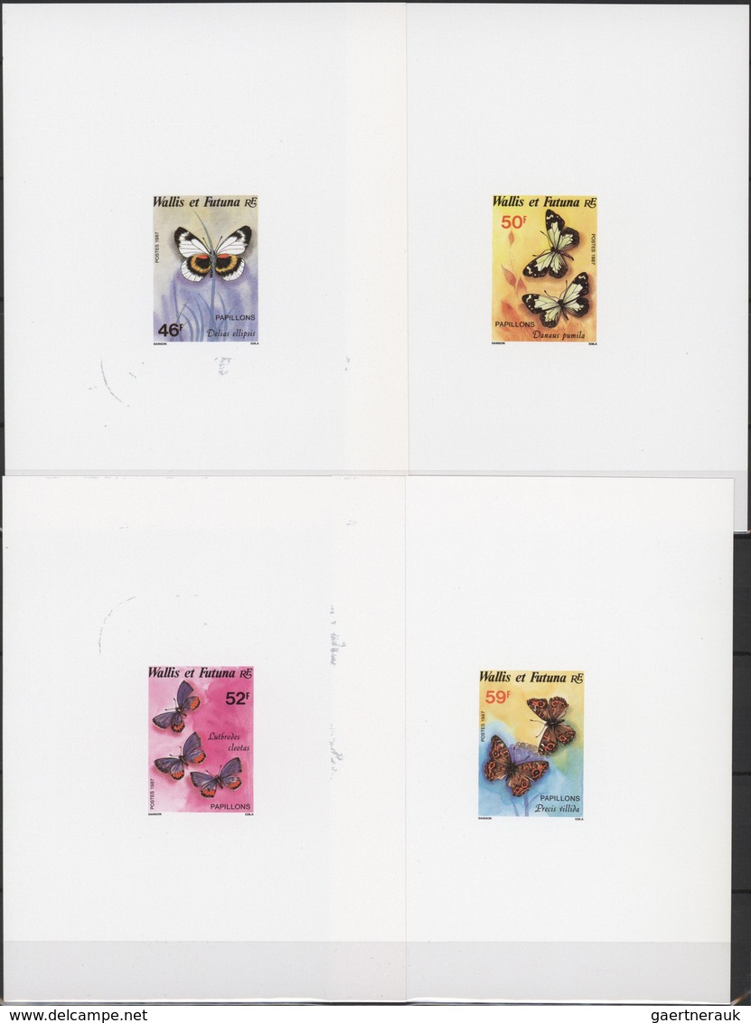 Wallis- Und Futuna-Inseln: 1978/1997, Special Lot With More Than 500 épreuves De Luxe Sorted In Five - Sonstige & Ohne Zuordnung
