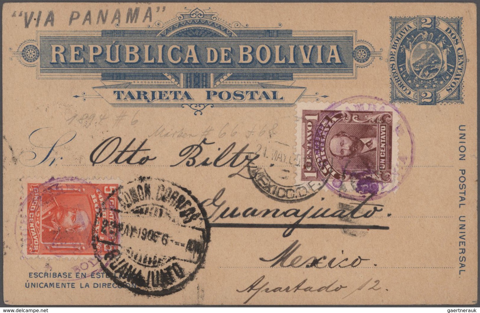 Alle Welt: 1857/1960 album with ca. 170 covers, postal stationeries (mostly used postal stationery c