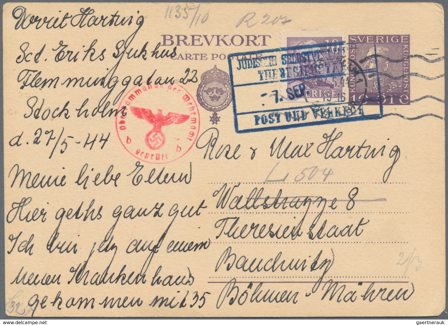 Alle Welt: 1920 From, Valuable Lot With Ca.30 Covers, Cards And Stationeries, Comprising 1920 Iraq-M - Collections (without Album)