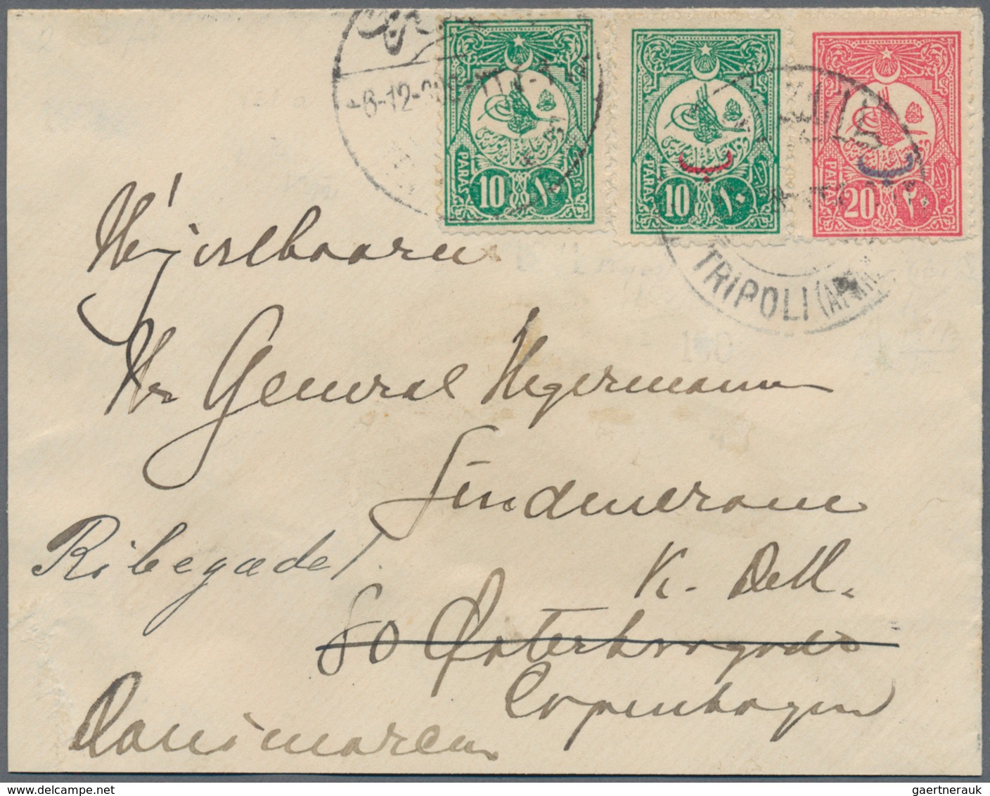 Alle Welt: 1920 From, Valuable Lot With Ca.30 Covers, Cards And Stationeries, Comprising 1920 Iraq-M - Collections (without Album)