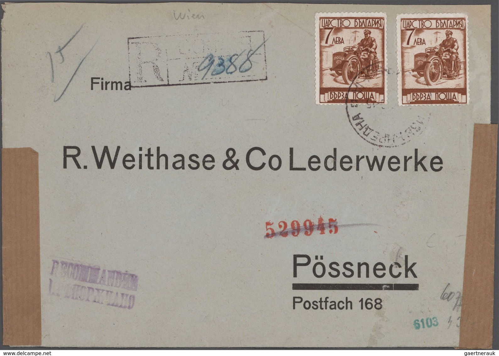 Alle Welt: 1889/1974 Album With Ca. 90 Covers, Cards And Used Postal Stationeries (incl. Some Nice P - Collections (without Album)