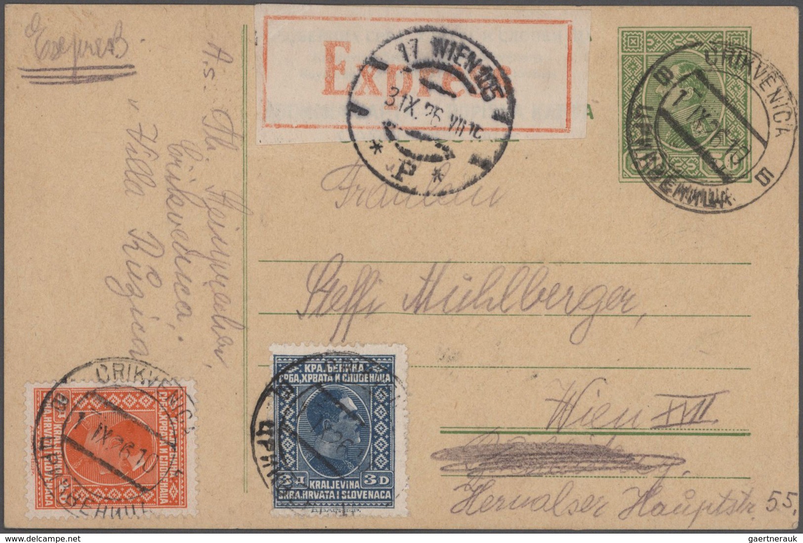 Alle Welt: 1883/1974 Album With Ca. 190 Covers, Postal Stationeries (mostly Used Postal Stationery C - Collections (sans Albums)