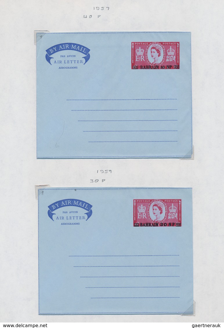 Alle Welt: 1943/80 Collection Of Ca. 160 Unused Airgrams Incl. Some Unused Forms, Represented Are Th - Sammlungen (ohne Album)