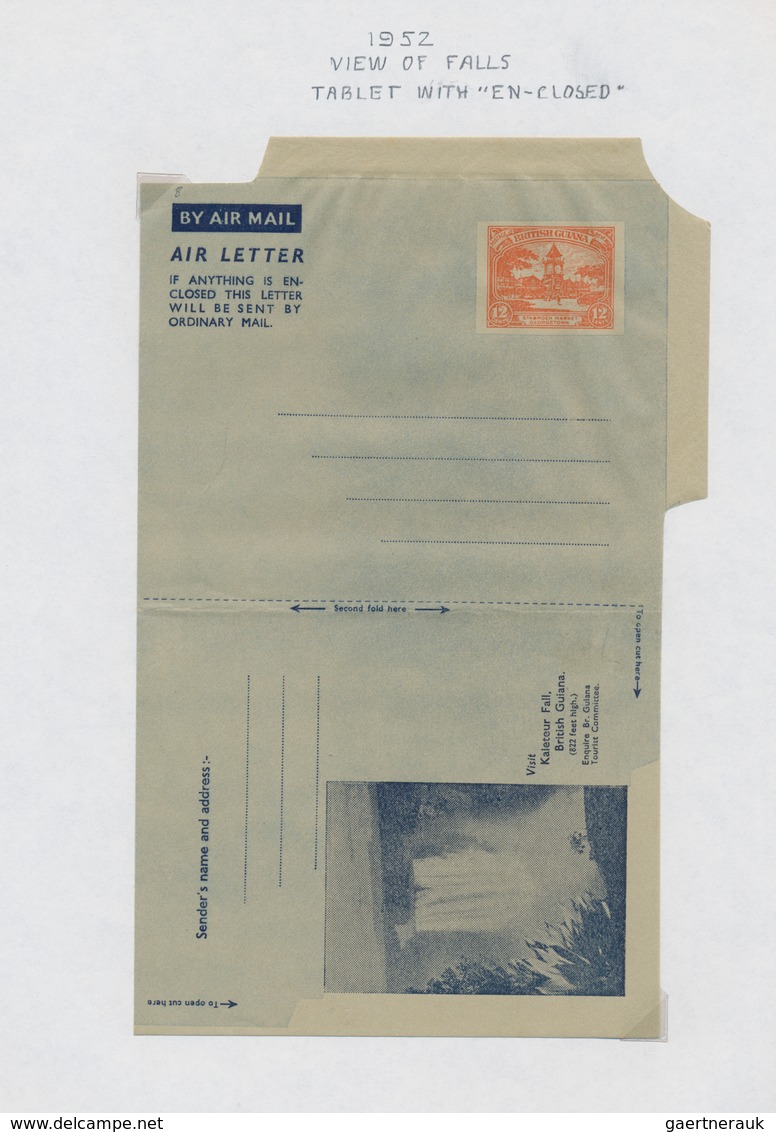 Alle Welt: 1943/80 collection of ca. 160 unused airgrams incl. some unused forms, represented are th
