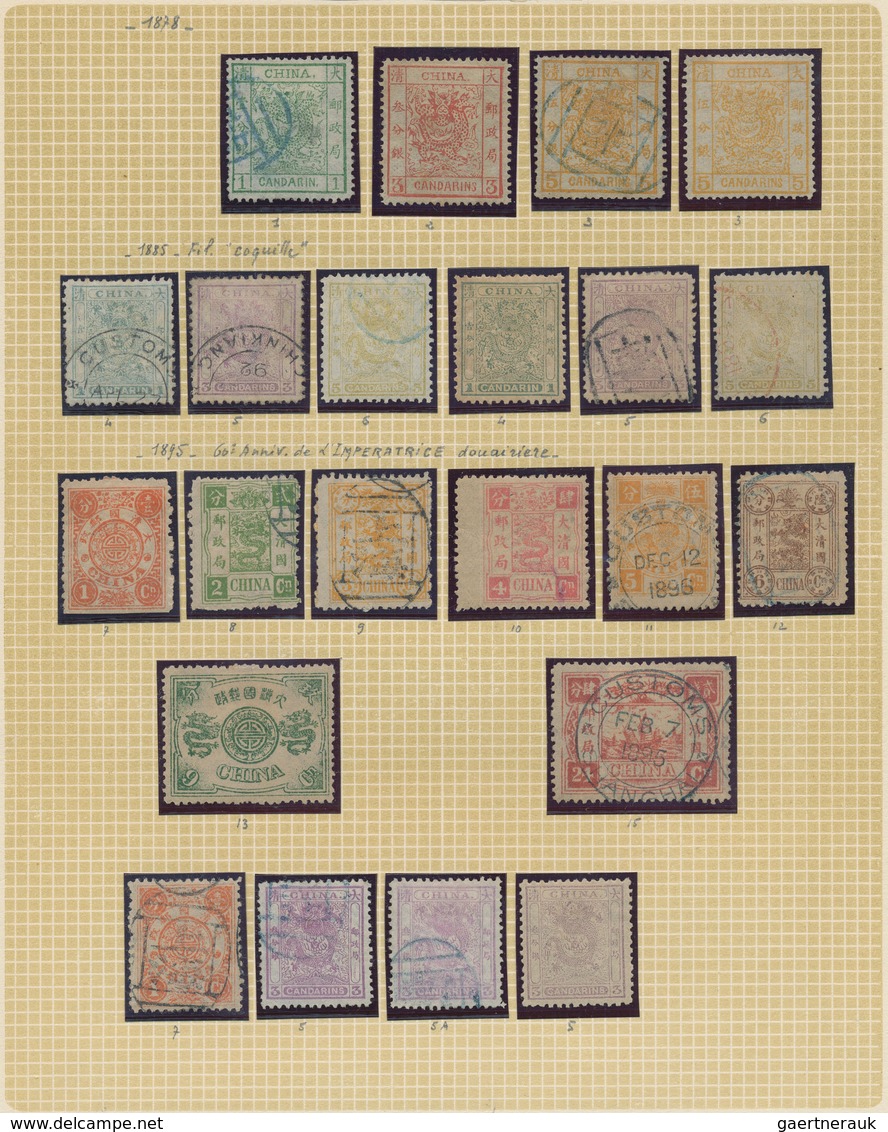 Übersee: 1870/1940 (ca.), Mint And Used Collection In An Album, Comprising E.g. Thailand, Japan, A L - Autres & Non Classés