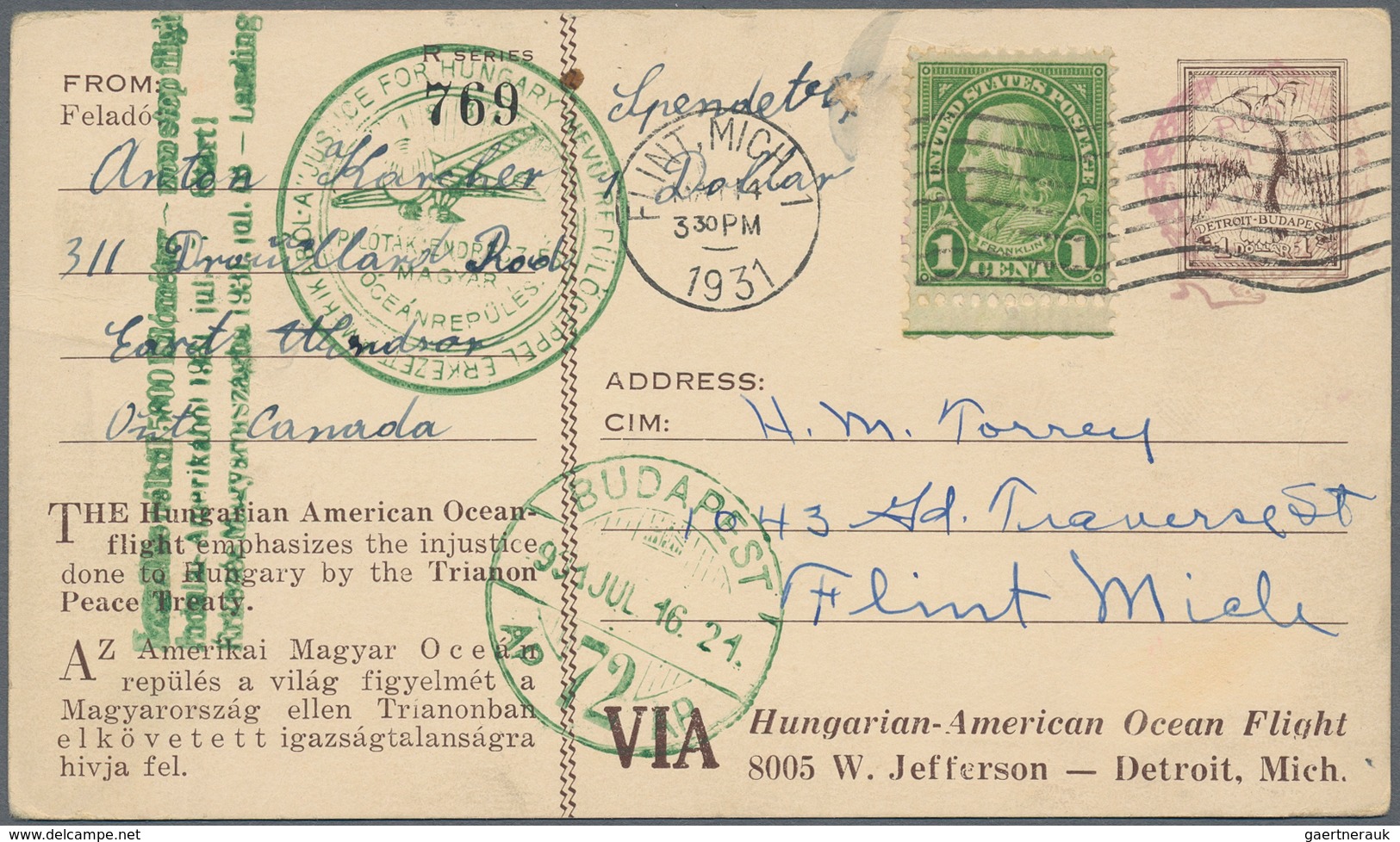 Übersee: 1915/1956, Sophisticated Lot Of 26 Covers/cards, E.g. Airmail, Egypt Special Event Postmark - Other & Unclassified