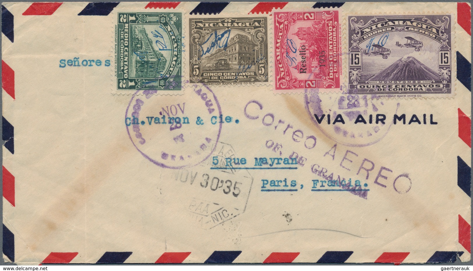 Mittel- Und Südamerika: 1893/1959, Covers/used Stationery (22) Of Guatemala Or Nicaragua Mostly Used - Autres - Amérique