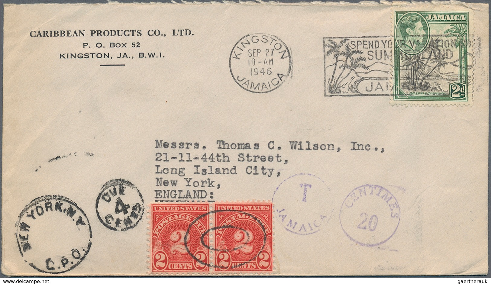 Karibik: 1893/1960 (ca.), Covers/stationery (43) Of Bahamas/Bermuda/Jamaica/Turks Ec. British Territ - Sonstige - Amerika