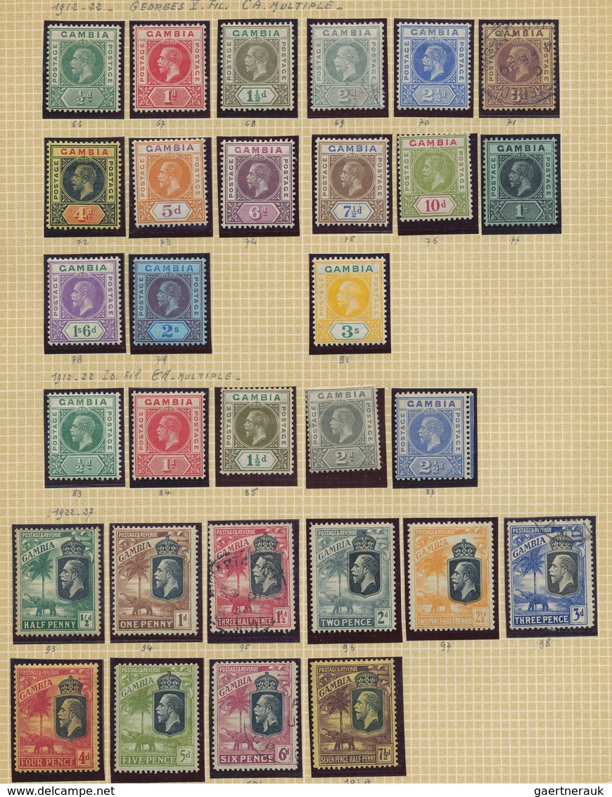 Britische Kolonien: 1855/1940 (ca.), Mainly QV, Mint And Used Collection Of Various Areas, Arranged - Autres & Non Classés