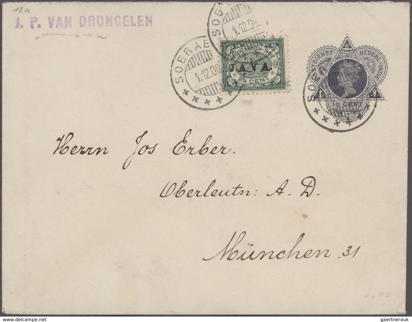 Niederländische Kolonien: 1873/1940 specialized collection in an ancient album with ca. 420 unused a