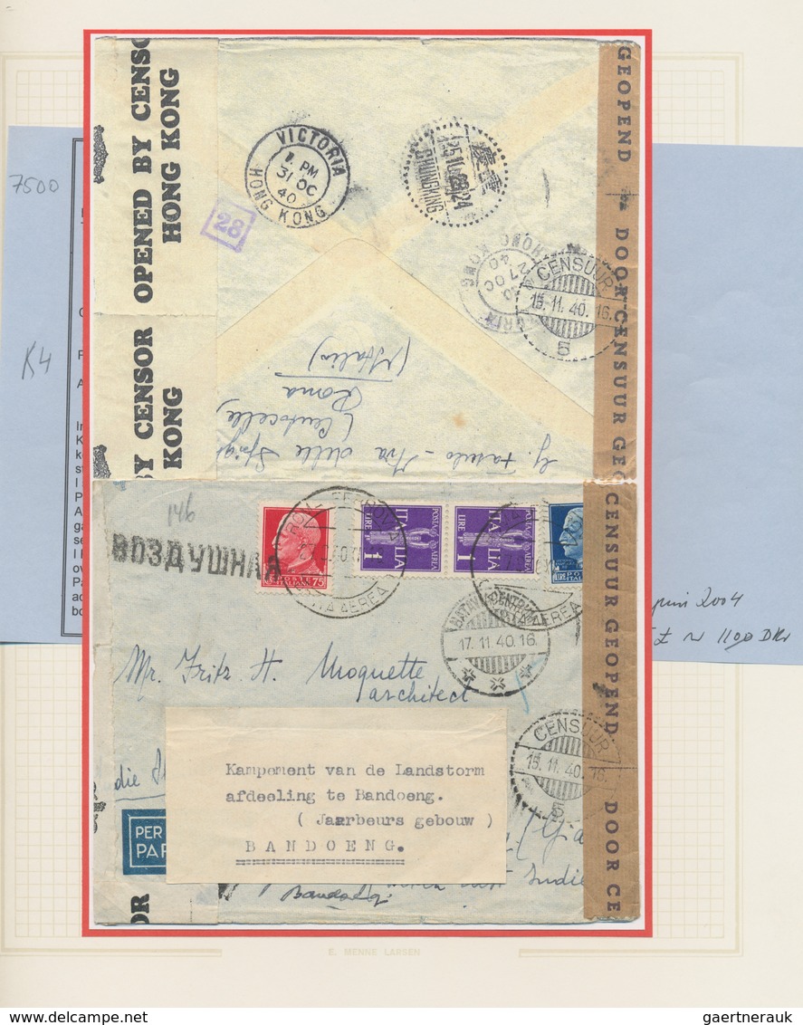 Flugpost Alle Welt: 1925/1945 ca., comprehensive collection with more than 100 worldwide airmail cov