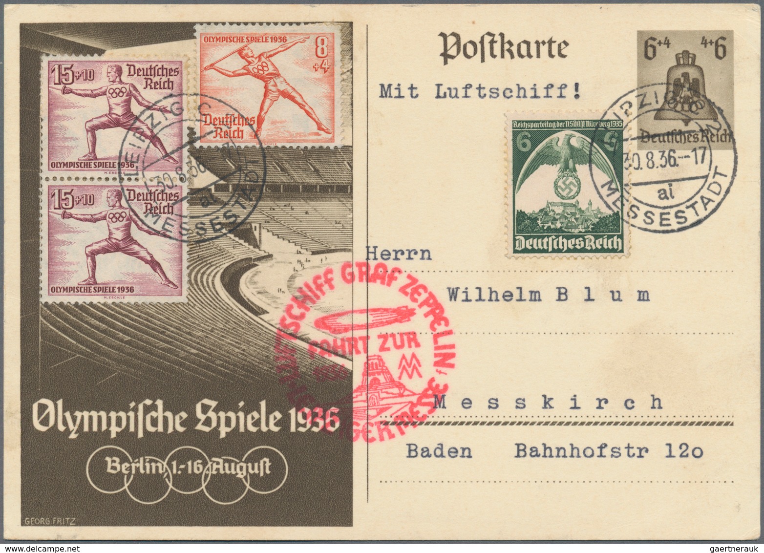 Thematik: Olympische Spiele / Olympic Games: 1900-1950's (mostly): Comprehesive Collection Of Covers - Autres & Non Classés