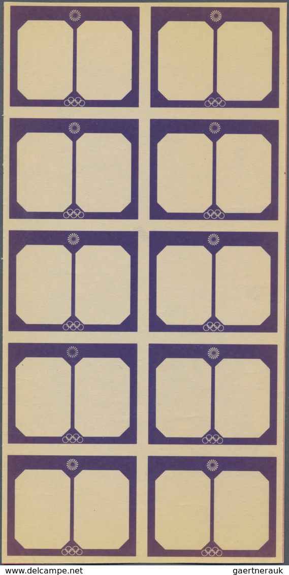 Thematik: Olympische Spiele / Olympic Games: 1972. Summer Olympics, Munich '72. Lot Containing An Im - Sonstige & Ohne Zuordnung